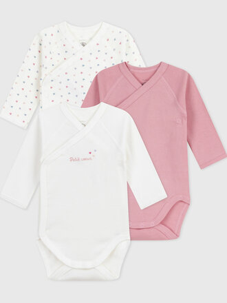 Petit Bateau 3 BODIES NAISS ML A0DZM 2