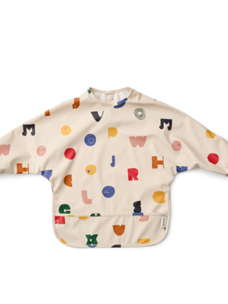 Liewood Merle Printed Cape Bib / Characters / Sandy
