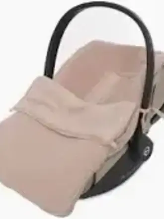 Jollein Voetenzak groep 0+ 3/5 punts gordel Basic Knit - Wild Rose