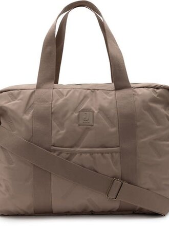 Jollein Luiertas Embossed Lily - Milky Coffee