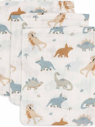 Jollein Hydrofiel Washandje 15x20cm Roarsome (3pack)