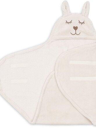 Jollein Wikkeldeken Bunny Cloudy Rib - Oatmeal