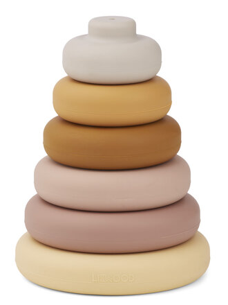 Liewood Dag stacking tower / Rose multi mix