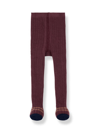 1+ in the family SALLY ribbed plain tights /melanzana