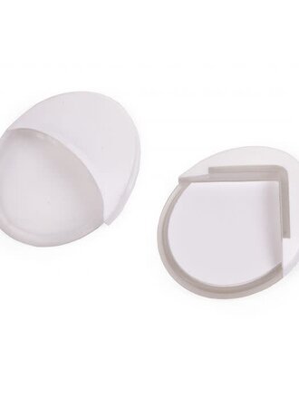 Childhome Basic Hoekbeschermer - Wit - 4 Stuks