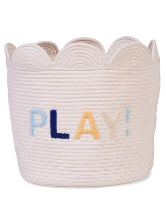 Childhome Mand bloem - 35x35x35cm- Katoen - Ecru