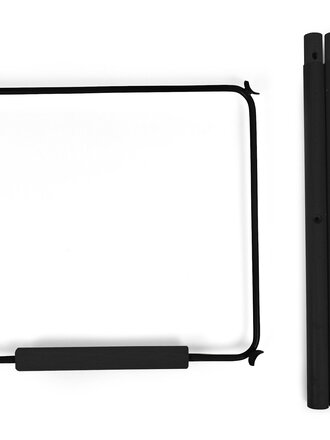 Childhome Childhome / EVOLU EXTRA SET LANGE POTEN ZWART + VOETSTEUN