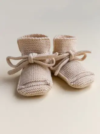 HVID Booties / Oat 0-9m