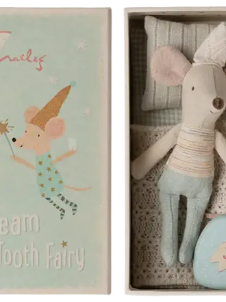 Maileg Tooth fairy mouse, Little brother in  matchbox