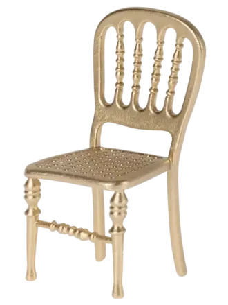 Maileg Chair, Mouse - Gold