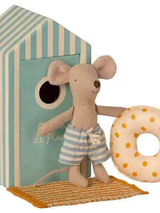 Maileg Beach mice, Little brother in Cabin de Plage