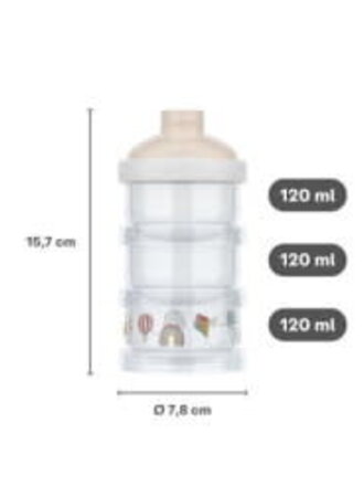 Mepal melkpoedertoren mio 3-delig - sunshine & rainbow