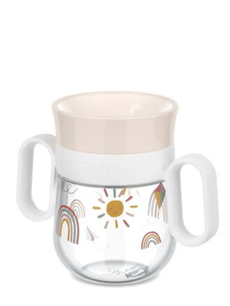Mepal 360° drinkbeker mio 200 ml - sunshine & rainbow