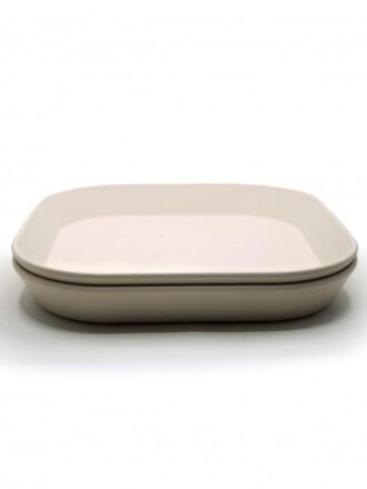 Mushie Plates square / Ivory (2 PCS)