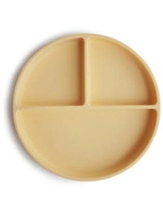 Mushie Silicone Plate / Pale Daffodile