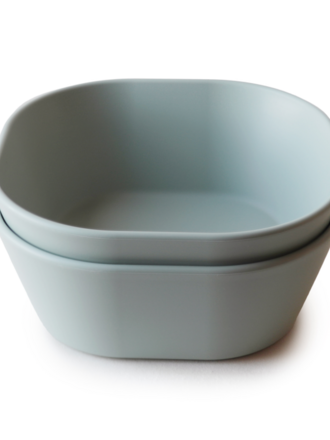 Mushie Bowls square / Sage (2 PCS)
