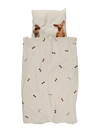 Dachshund Friends | NL 140 x 200/220 cm | incl. kussensloop 60 x 70 cm €69.95 - F