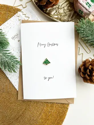 Stationery & Gift Dubbele kaart | Merry Christmas to you