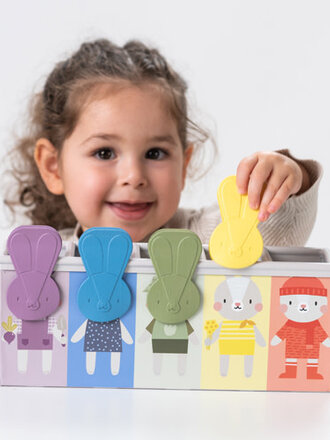 TafToys MATCH & COUNT BUNNY TOY