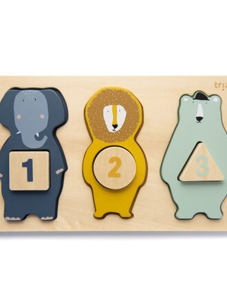 Trixie Wooden counting puzzle