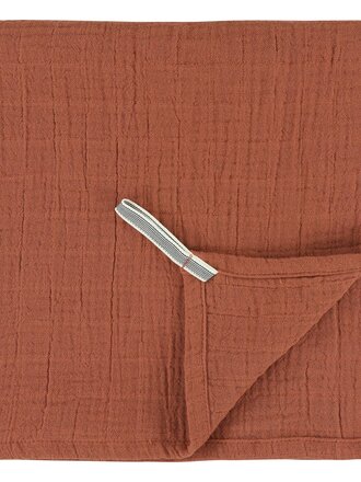 Trixie Muslin cloths | 110 x 110 / Bliss Rust