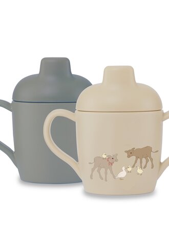Konges Slojd 2 pack sippy cup / Farm