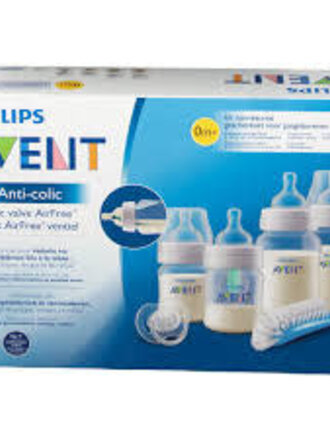 Suavinex SX - Swan - Geschenkset - Silic. - 150ml 3P - 0-6M Anat. - clip + houder