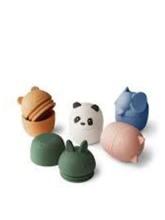 Liewood Gaby Classic Bath Toys 5-pack / Creme de la creme multi mix