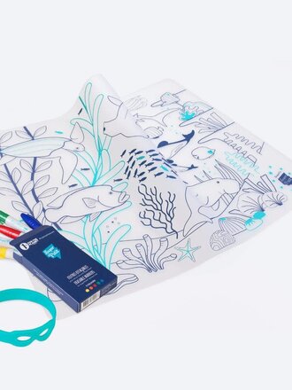 Super Petit Kit Barrière de Corail/ Coral reef: 1 silicone mat + 5 markers