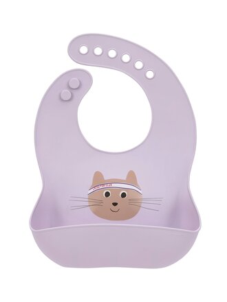 Lassig Silicone Bib Tiny Team CAT