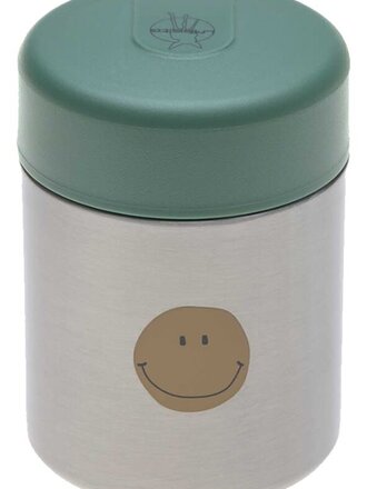 Lassig Food Jar Happy Rascals Smile green