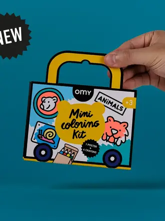 Omy Assortiment de 18 Coloring Pocket + PLV