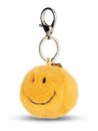 B.T. Chaps Smiley Keychain ECO Fuzzy - 5,5 cm /  Yellow