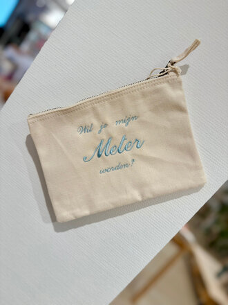 Fil & Fée Atelier Canvas Pochet Medium 22 x 16 cm+ Borduren