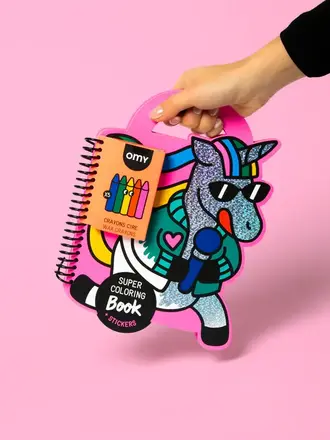 Omy Super Kleur- & Stickersboek – Lily Omy Super Kleur- & Stickersboek – Lily