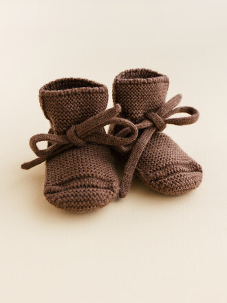 HVID Booties / Moccha 0-9m