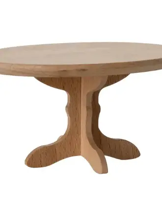 Maileg Oval dining table, Mouse - Nature