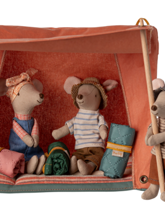 Maileg Happy camper tent, Mouse