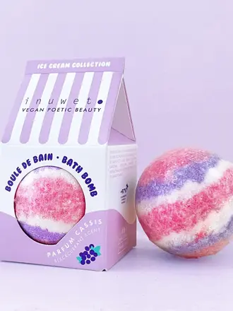 Inuwet BATH BOMB ICECREAM _ CASSIS