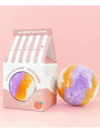 Inuwet BATH BOMB ICECREAM _ PECHE
