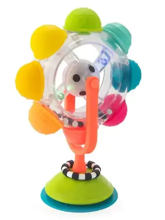 Sassy Sassy Sensorische Baby Spinner Light Up Rainbow Lichtgevend