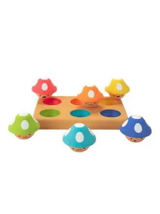 Sassy sorteerspeeltje, mischievous matching mushrooms - SASSY