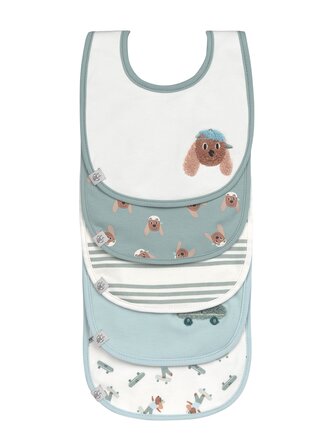 Lassig Value Pack Bib 5 pcs Tiny Team Dog