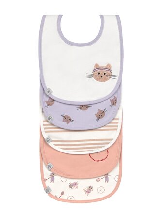 Lassig Value Pack Bib 5 pcs Tiny Team Cat
