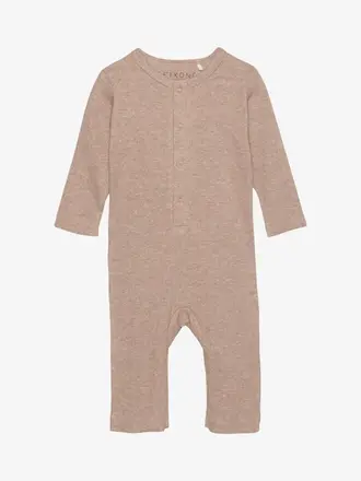 Fixoni Romper LS Mélange Rib Sand 5802 422884