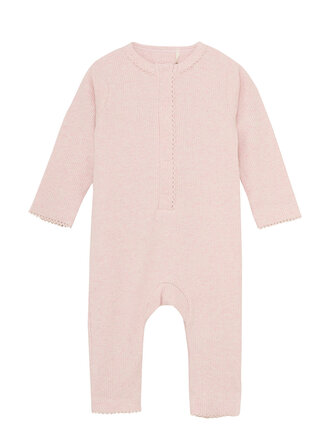 Fixoni Romper LS Mélange Rib Brown 2132 422884