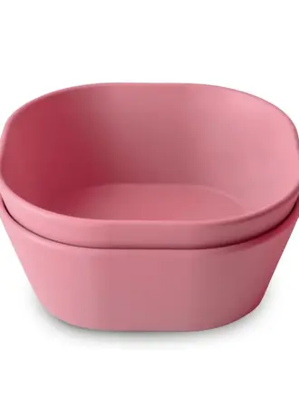 Mushie Bowls square / Dusty Rose