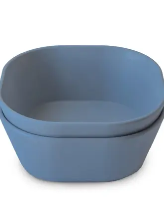 Mushie Bowls square / Twilight Blue