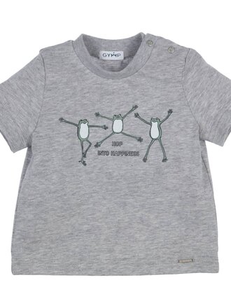 GYMP T-shirt Aerochine Hop Into Happiness Grey 353-6246-20