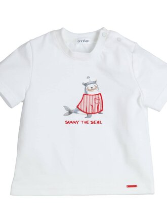 GYMP T-shirt Aerobic Sunny the Seal Red 353-6270-20